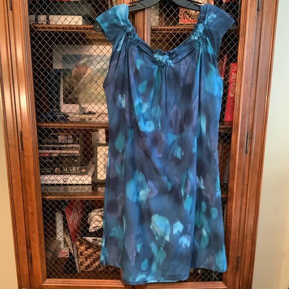 Lucky Brand Blue and Teal Dress - Picture 2 of 3